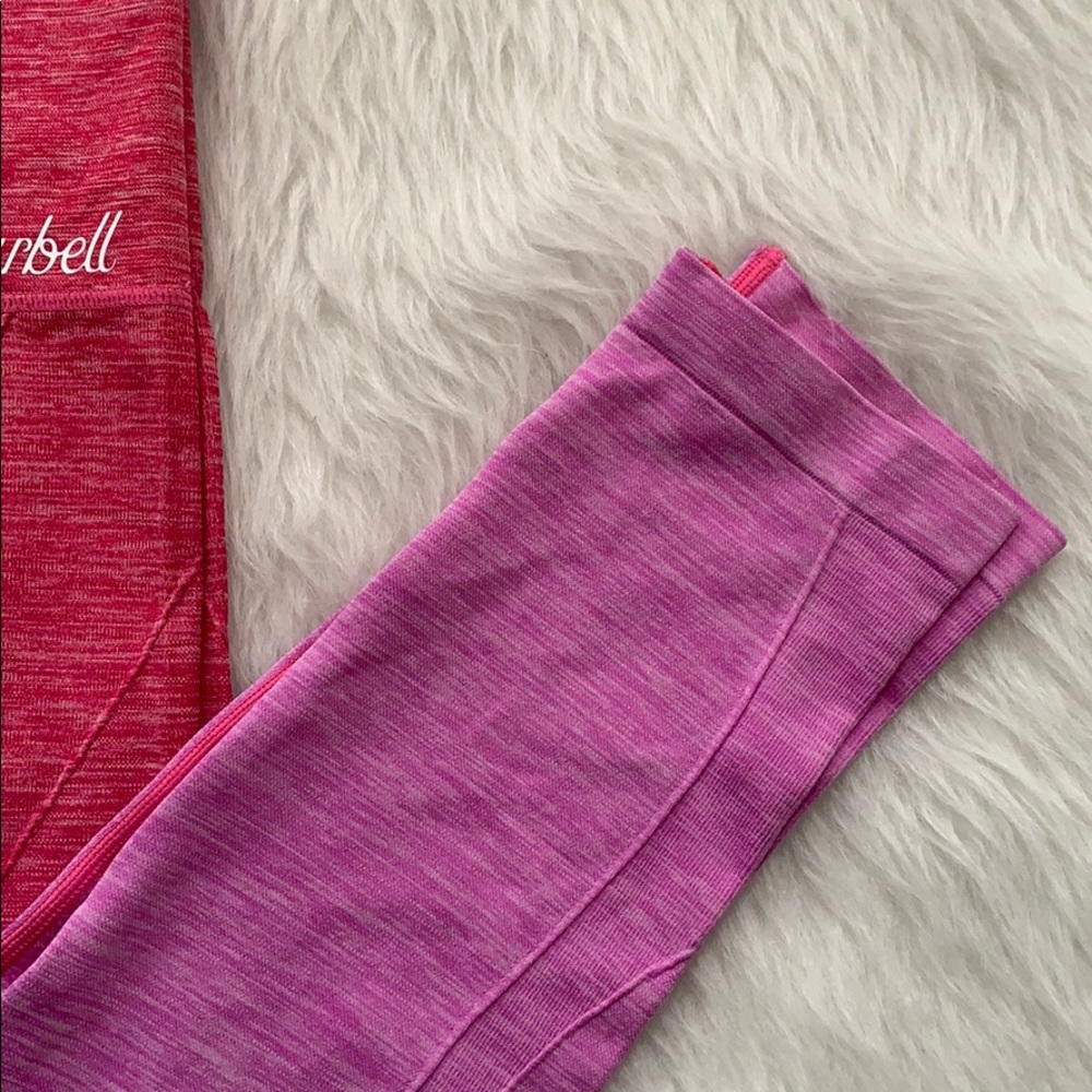 Pink and Purple Ombre Leggings from Pink Barbell - Picture 5 of 11
